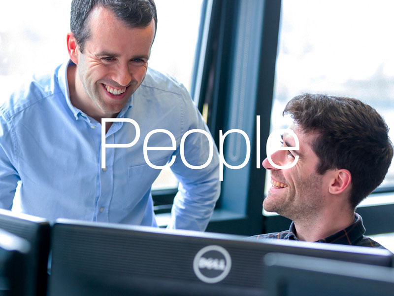 people laughing